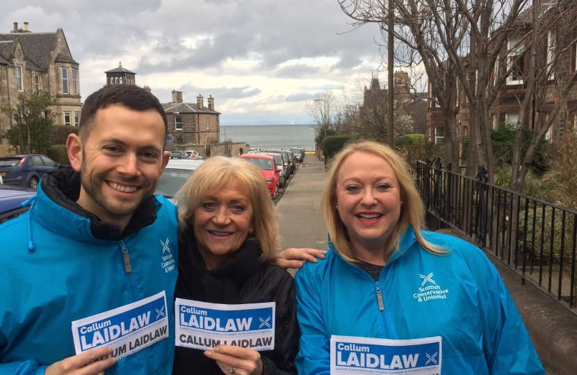 Alison Harris MSP and Callum Laidlaw