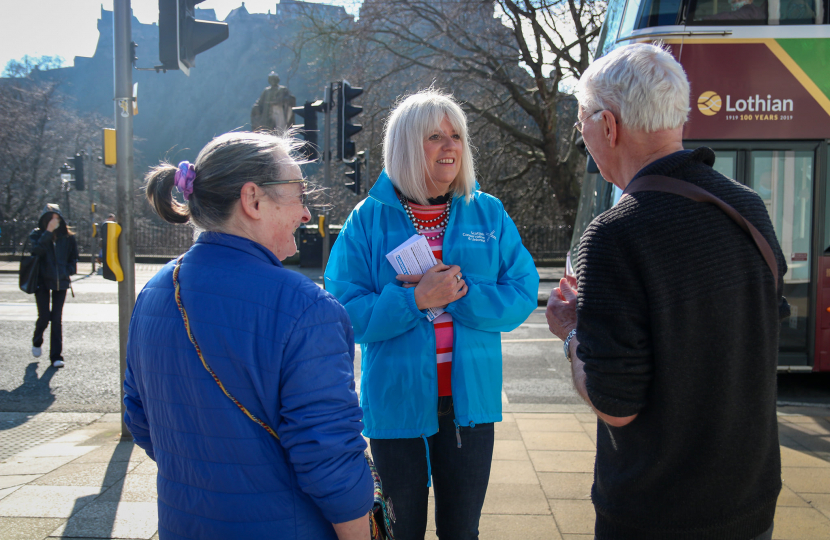 Sue campaiging 