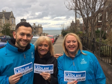 Alison Harris MSP and Callum Laidlaw